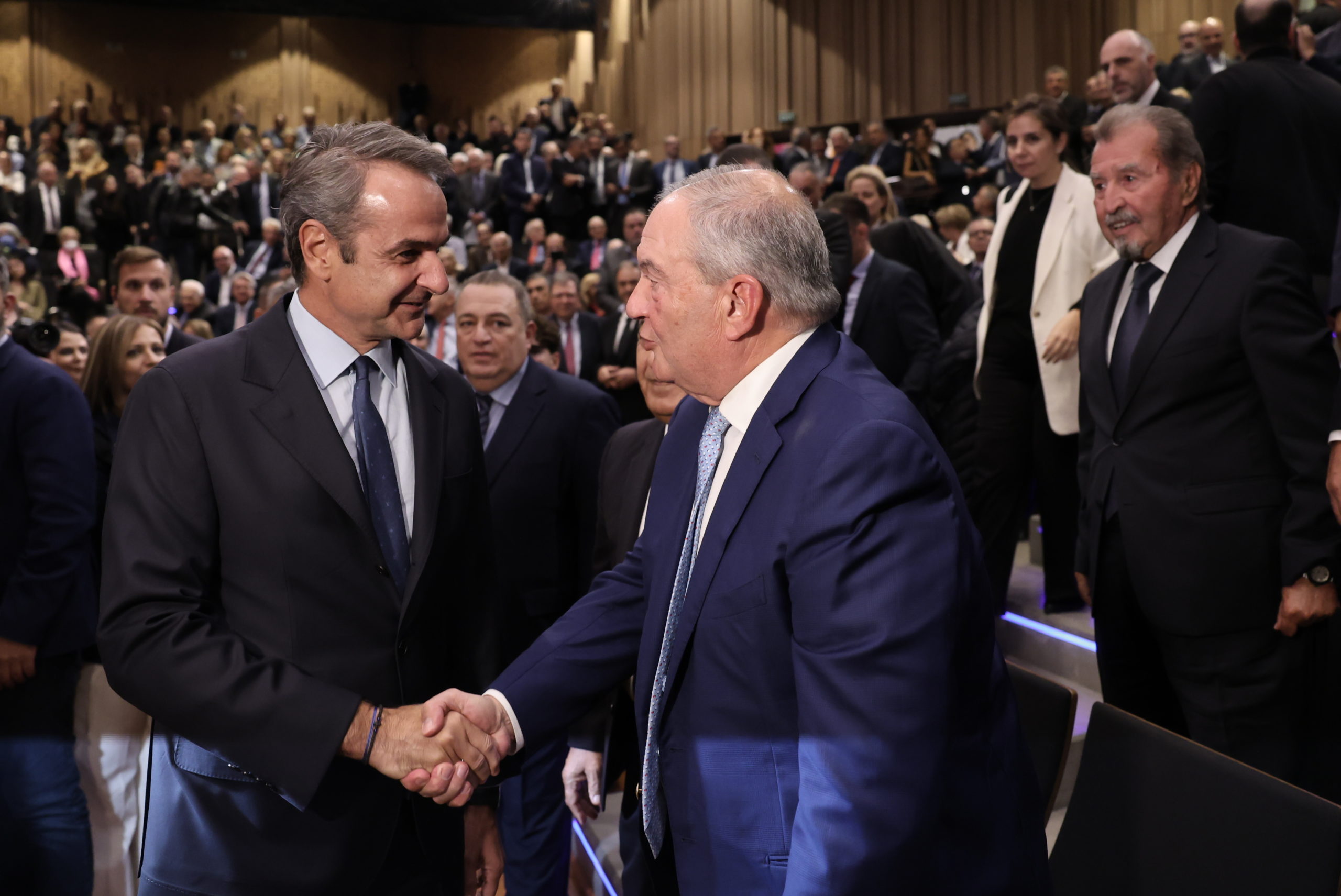 Κυριάκος Μητσοτάκης, Κώστας Καραμανλής, παρουσίαση βιβλίου Στυλιανίδη
