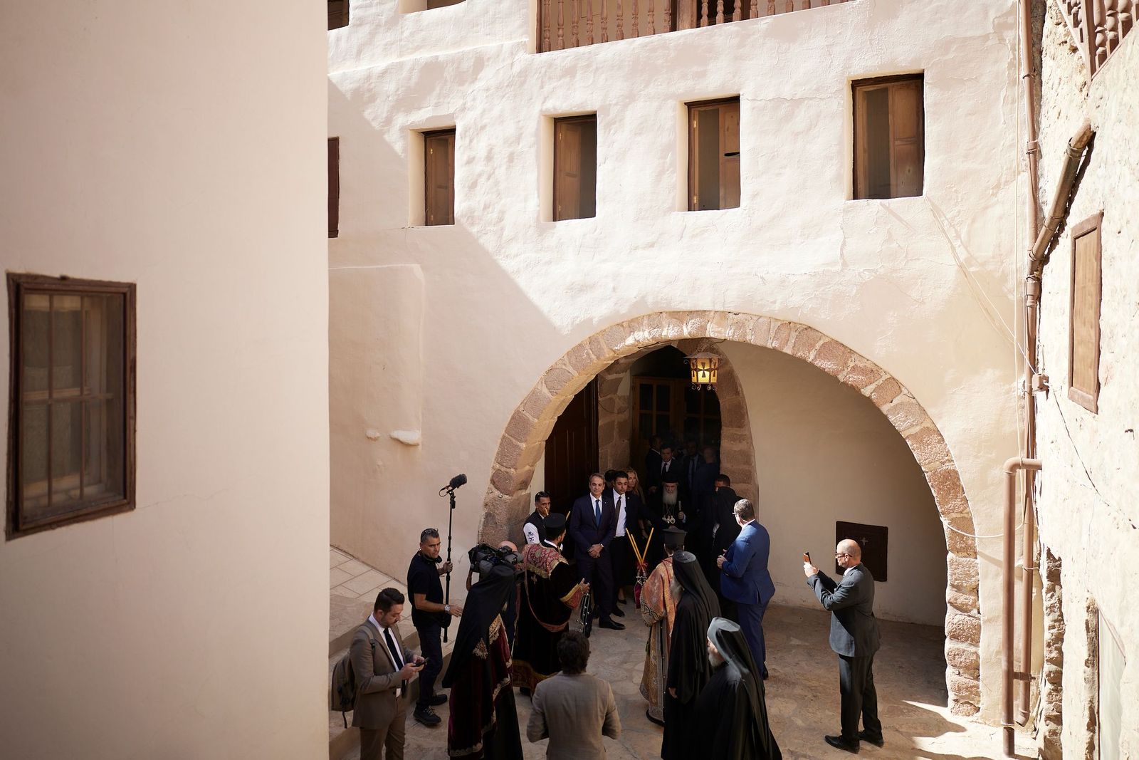 Μητσοτάκης: Η ελληνική κυβέρνηση θα υποστηρίζει διαρκώς το Ιερό Μοναστήρι της Αγίας Αικατερίνης 7 Μητσοτάκης: Η ελληνική κυβέρνηση θα υποστηρίζει διαρκώς το Ιερό Μοναστήρι της Αγίας Αικατερίνης