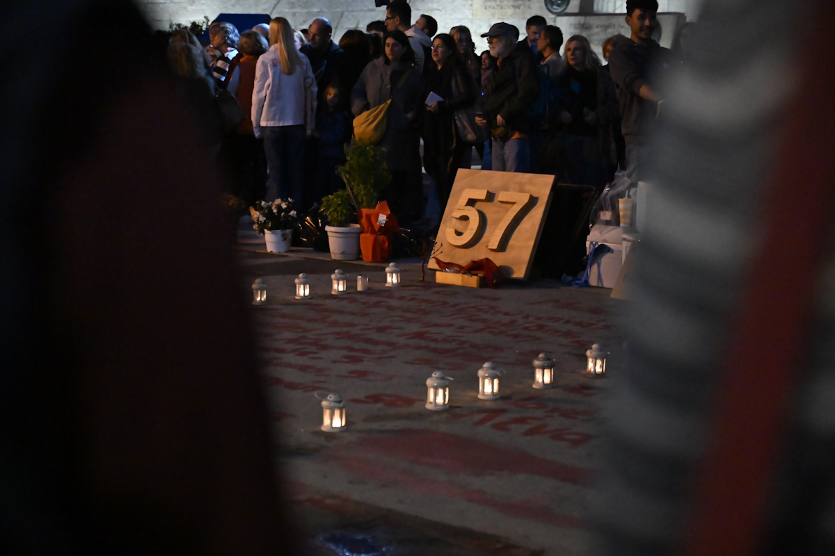 Συγκέντρωση στο Σύνταγμα για τον Πάνο Ρούτσι, μετά το τέλος της απεργίας πείνας