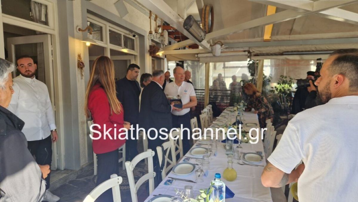 Ο πρίγκιπας Αλβέρτος επισκέπτεται Σκιάθο και Αλόννησο για τη διαφύλαξη του θαλάσσιου περιβάλλοντος