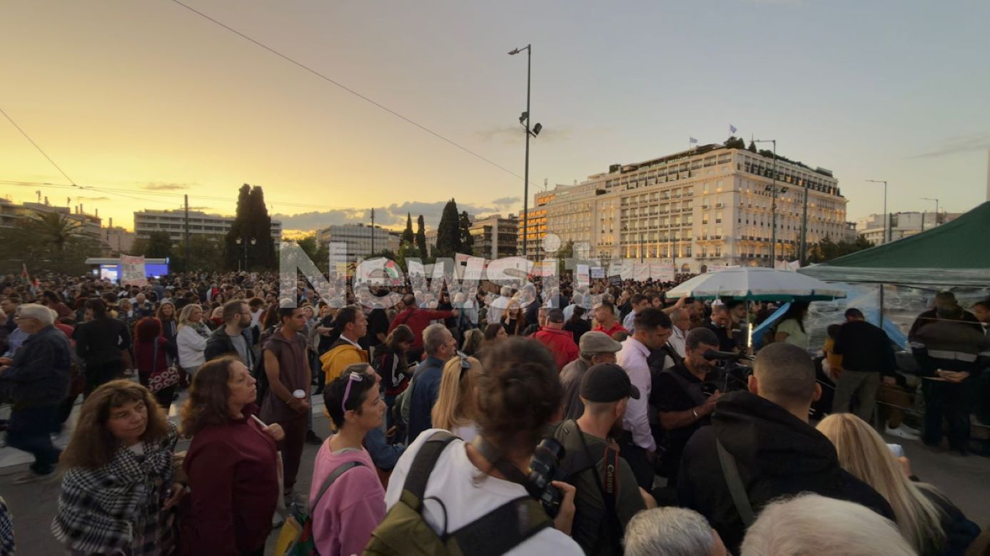 Χιλιάδες διαδηλωτές στηρίζουν τον Πάνο Ρούτσι – Πορεία αλληλεγγύης για Έλληνες ακτιβιστές συλληφθέντες στο Ισραήλ