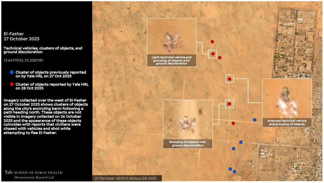 Σουδάν: Δορυφορικές εικόνες φανερώνουν μαζικές σφαγές αμάχων από παραστρατιωτικούς – Το έδαφος βάφτηκε κόκκινο 9 Σουδάν: Δορυφορικές εικόνες φανερώνουν μαζικές σφαγές αμάχων από παραστρατιωτικούς – Το έδαφος βάφτηκε κόκκινο