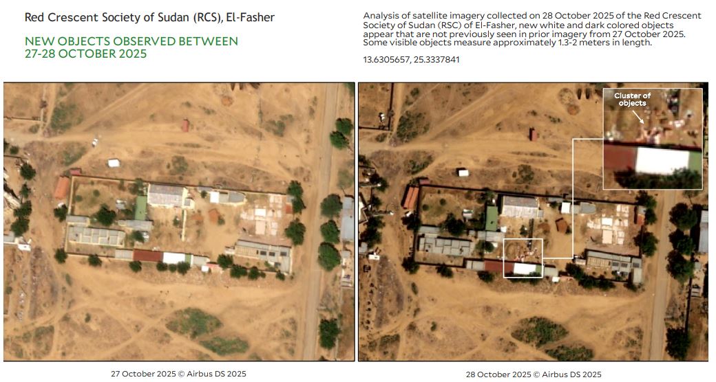 Σουδάν: Δορυφορικές εικόνες φανερώνουν μαζικές σφαγές αμάχων από παραστρατιωτικούς – Το έδαφος βάφτηκε κόκκινο 10 Σουδάν: Δορυφορικές εικόνες φανερώνουν μαζικές σφαγές αμάχων από παραστρατιωτικούς – Το έδαφος βάφτηκε κόκκινο