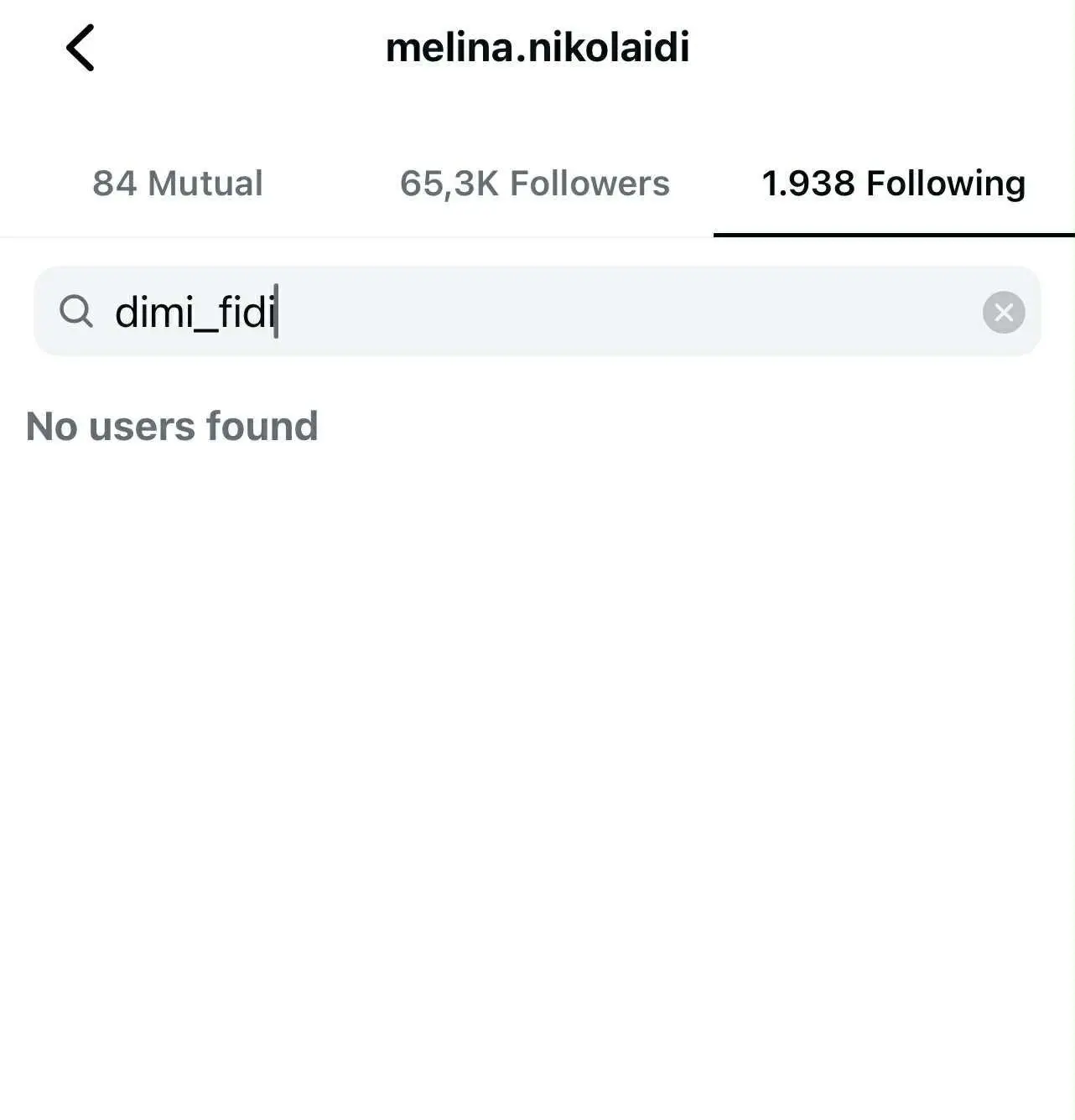 Μελίνα Νικολαΐδη – Δημήτρης Φιντιρίκος: Αλληλοδιαγράφηκαν στο Instagram 7 Η Μελίνα Νικολαΐδη δεν ακολουθεί πια τον Δημήτρη Φιντιρίκο στο Instagram