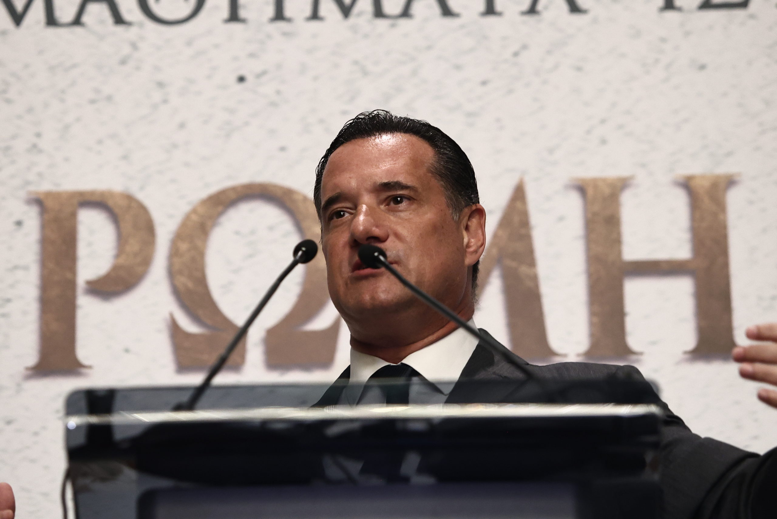 Άδωνις Γεωργιάδης: Αποκάλυψε το βιβλίο του «Ρώμη» – Υπουργοί και βουλευτές παρευρέθηκαν