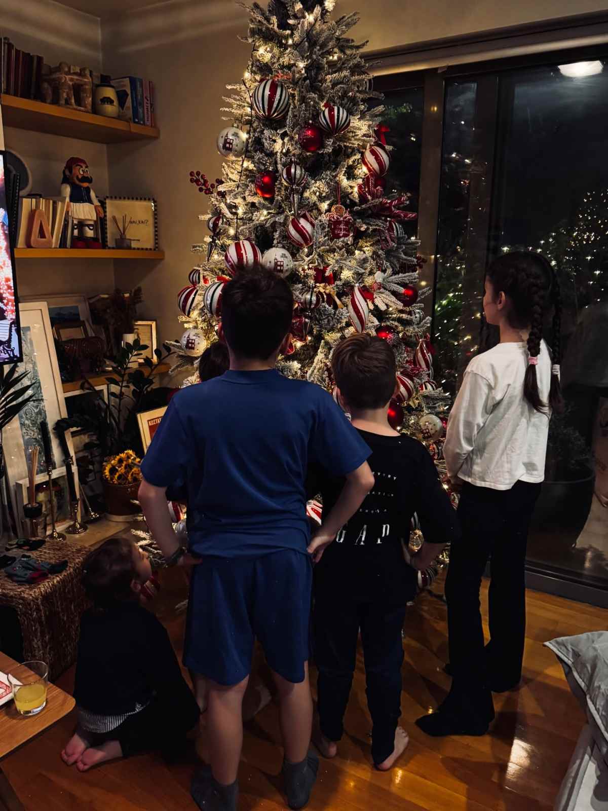 Μπάρκα: Στόλισε το σπίτι της - Η βαφτισιμιά της ανέβηκε στην κορυφή του δέντρου (Φωτογραφίες)