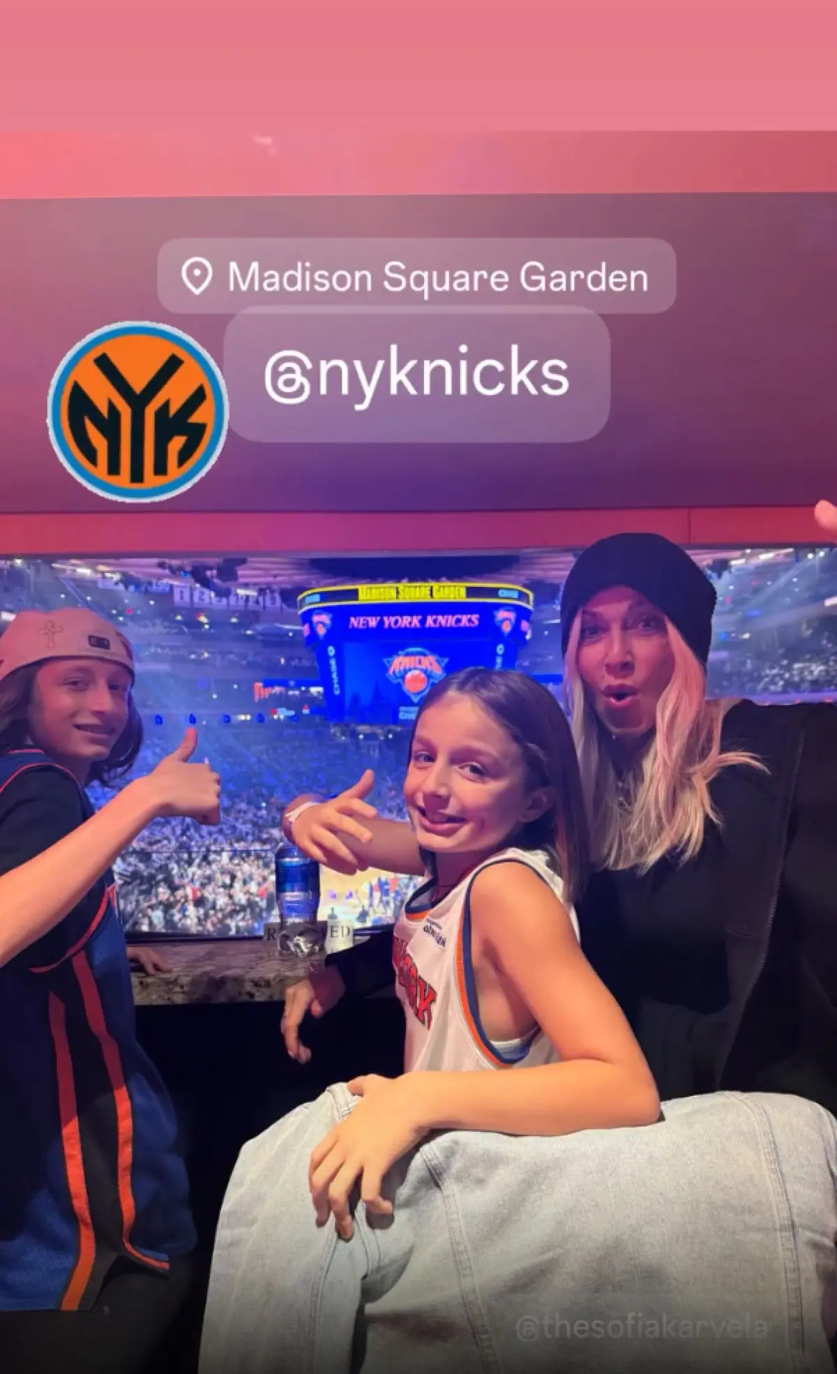 Άννα Βίσση: Με τα εγγόνια της στο Madison Square Garden – Η επίσκεψη στην κόρη της στη Νέα Υόρκη 2 Η Άννα Βίσση με τα εγγόνια της