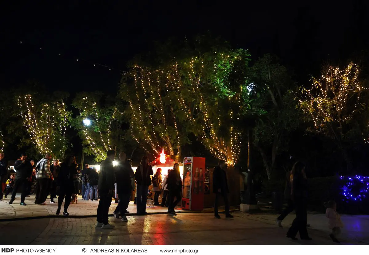 Το Χριστουγεννιάτικο χωριό στο Πεδίο του Άρεως