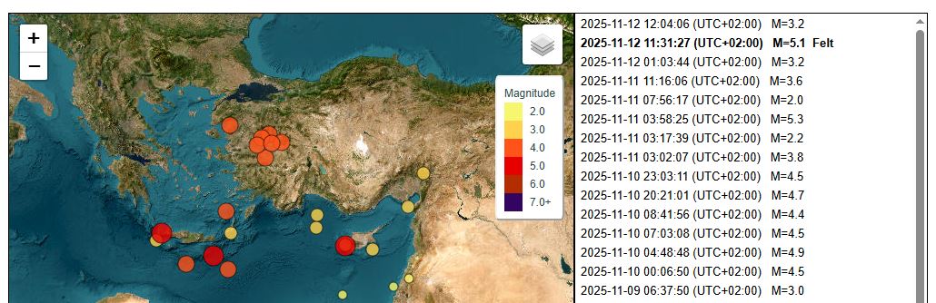 Κύπρος: Η γη συνεχίζει να σείεται μετά τον ισχυρό σεισμό άνω των 5 Ρίχτερ – Οι κάτοικοι στους δρόμους