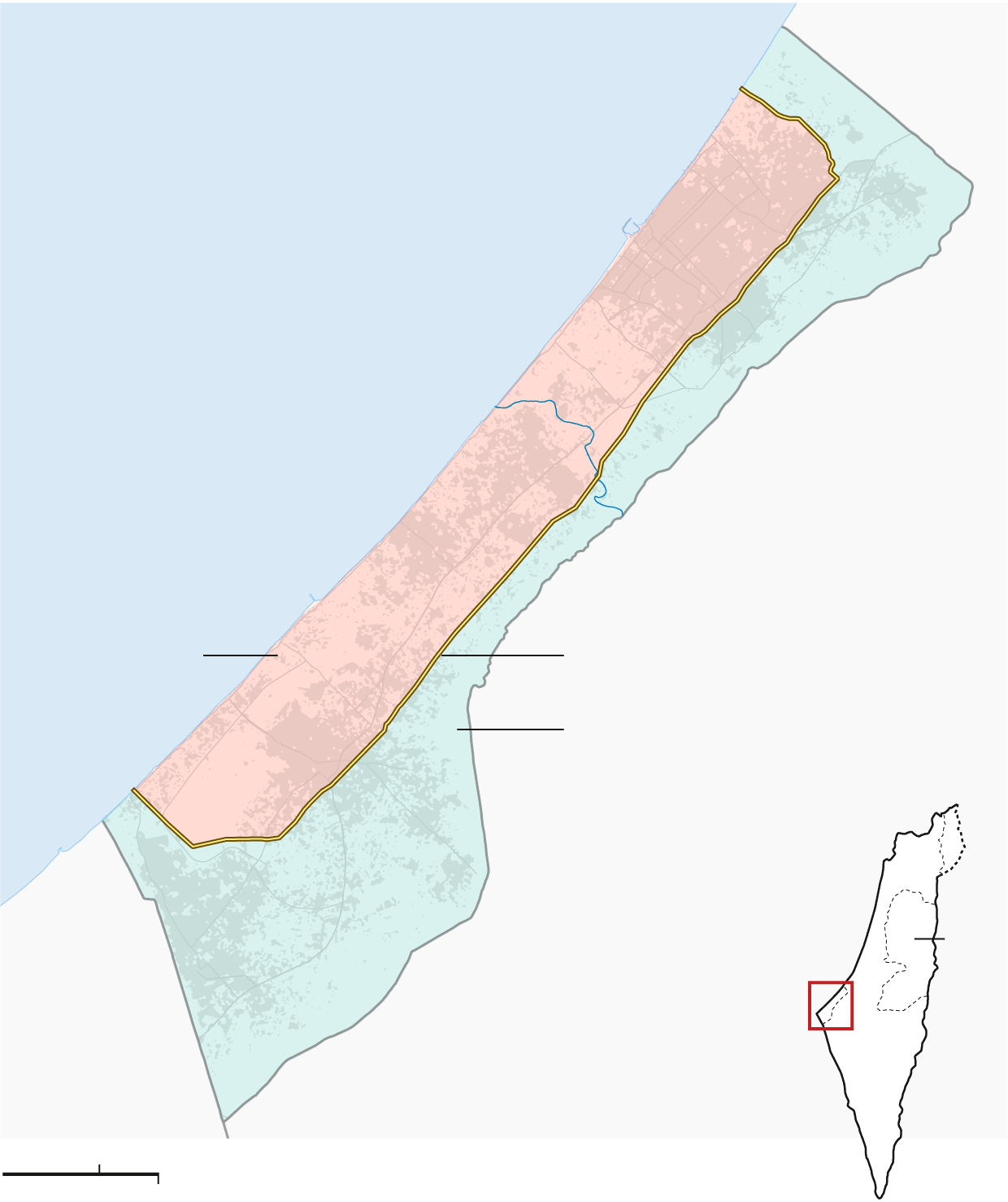 Το καινοτόμο σχέδιο των ΗΠΑ για διαχωρισμό της Γάζας σε «πράσινη και κόκκινη ζώνη» 4 Το νέο σχέδιο των ΗΠΑ για διαίρεση της Γάζας σε «πράσινη και κόκκινη ζώνη»