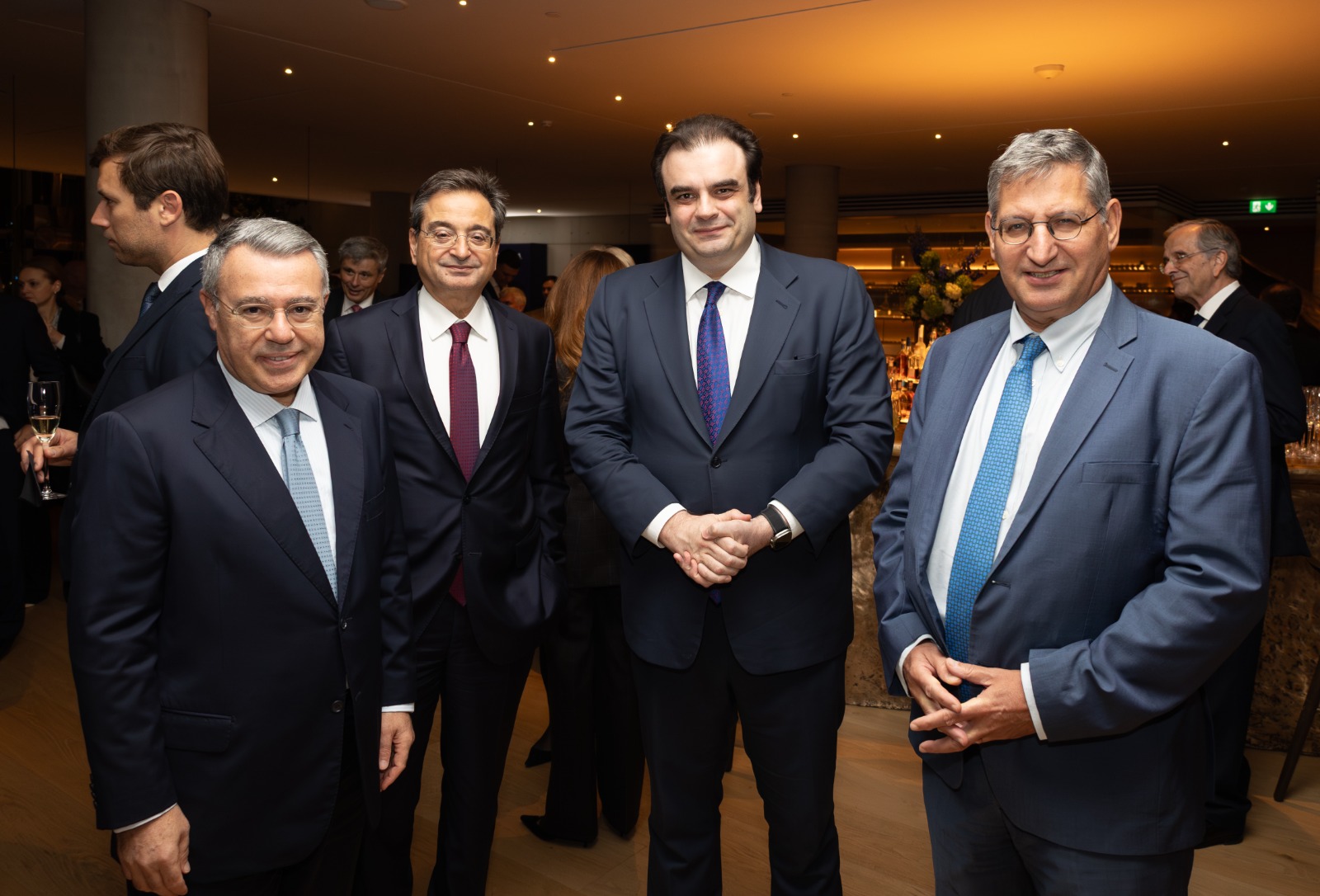 Δείπνο προς τιμήν των υπουργών των ΗΠΑ, Doug Burgum και Chris Wright, από τον Πρόεδρο του Ομίλου Antenna, Θοδωρή Κυριακού