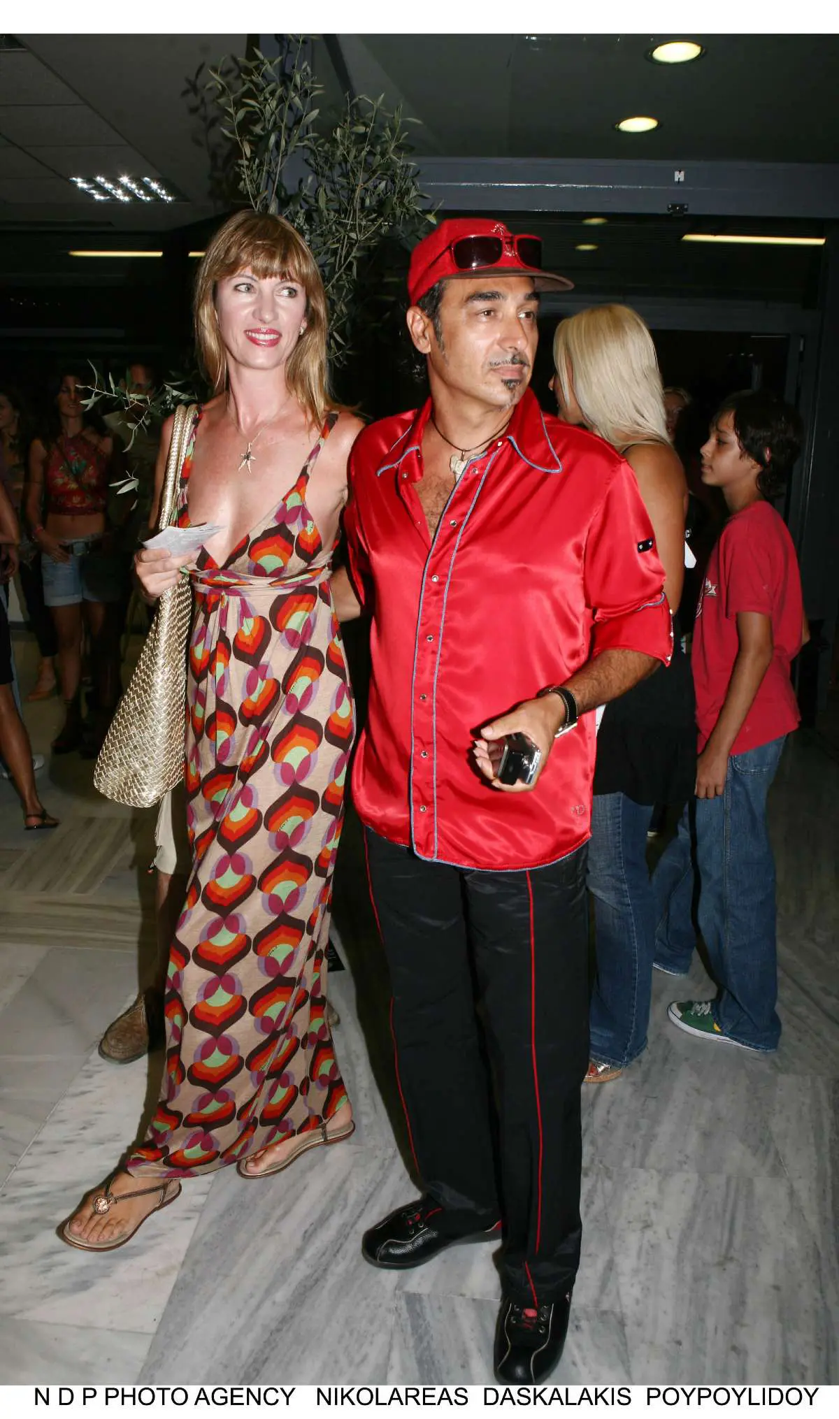 Ο Νότης Σφακιανάκης με τη σύζυγό του Κίλι