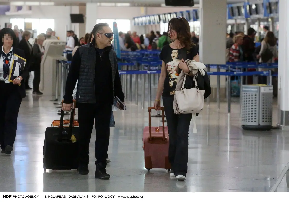 Ο Νότης Σφακιανάκης με τη σύζυγό του, Κίλι