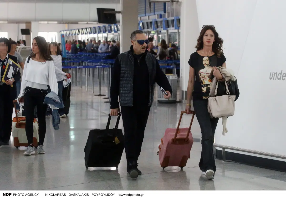 Ο Νότης Σφακιανάκης με τη σύζυγό του, Κίλι