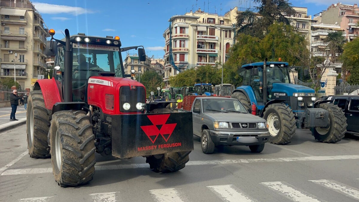 Αγροτικό συλλαλητήριο στη Θεσσαλονίκη