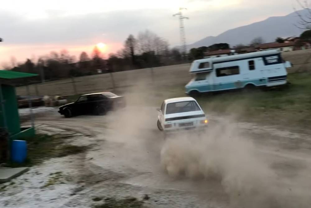 Alfa Romeo 75 2.0 TS μαγεύει και εντυπωσιάζει 6 alfa 75 drift 04