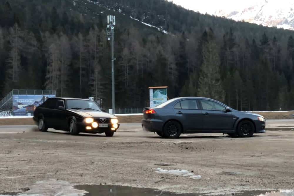 Alfa Romeo 75 2.0 TS μαγεύει και εντυπωσιάζει 4 alfa 75 drift