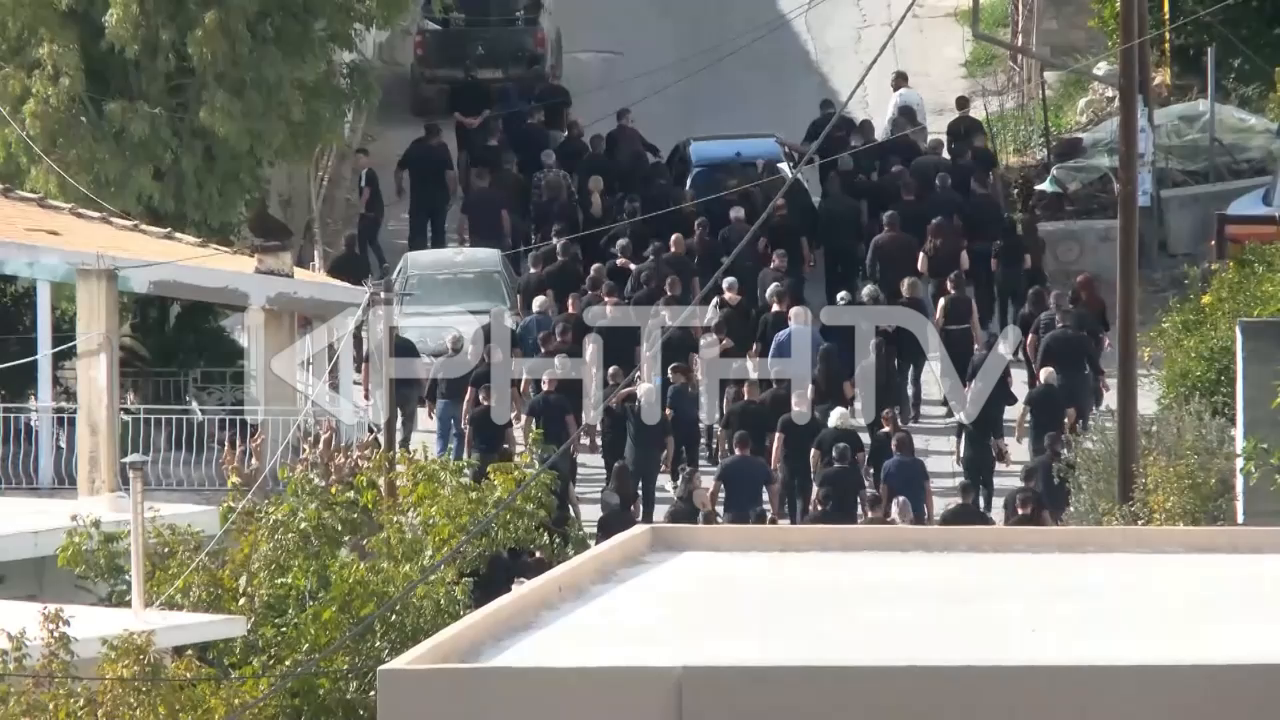 Ανείπωτος πόνος στα Βορίζια: Συγκλονιστικές σκηνές από την κηδεία του 39χρονου Φανούρη
