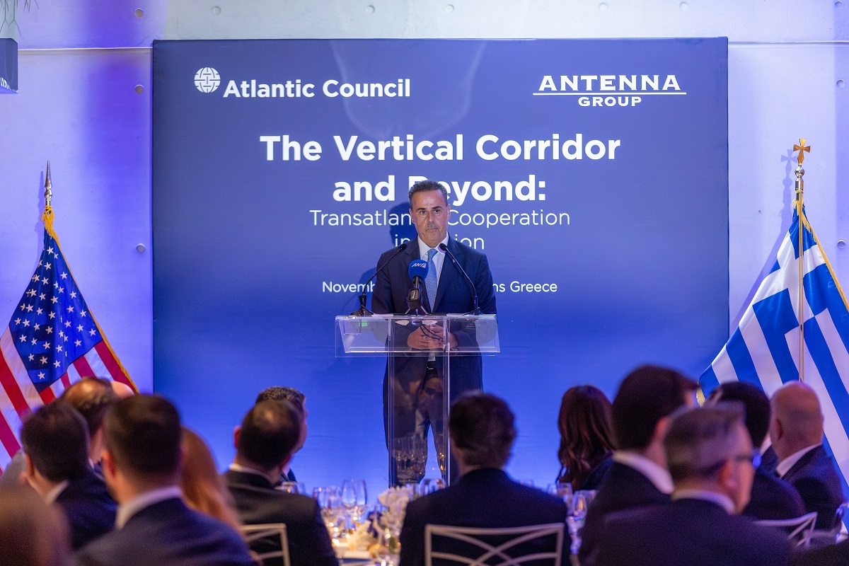 Γεύμα προς τιμήν των Αμερικανών Υπουργών, Doug Burgum και Chris Wright, από τον Πρόεδρο του Ομίλου Antenna, Θοδωρή Κυριακού