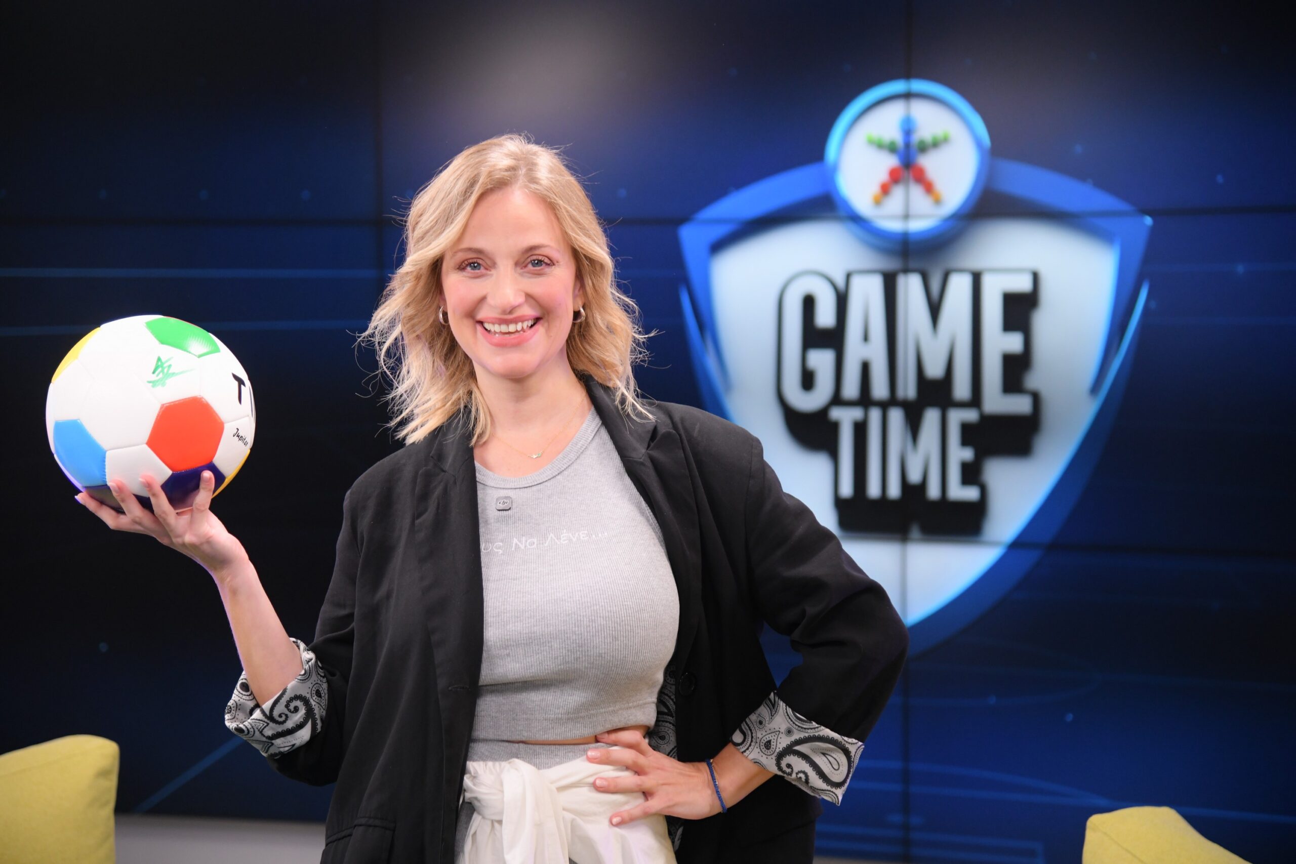 Η Λένα Δροσάκη στο ΟΠΑΠ Game Time προκαλεί την Αθηνά Οικονομάκου