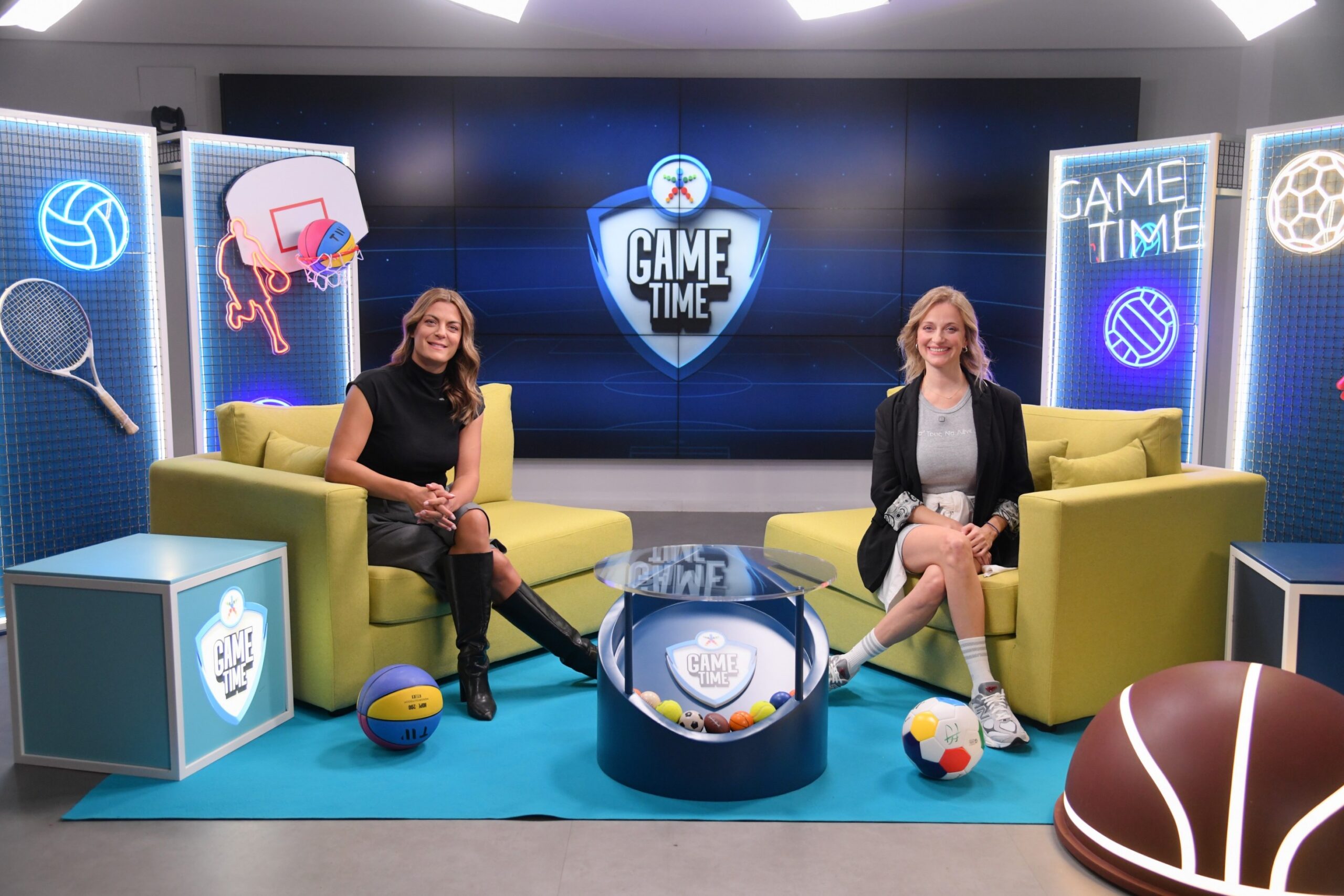 Η Λένα Δροσάκη στο ΟΠΑΠ Game Time προκαλεί την Αθηνά Οικονομάκου