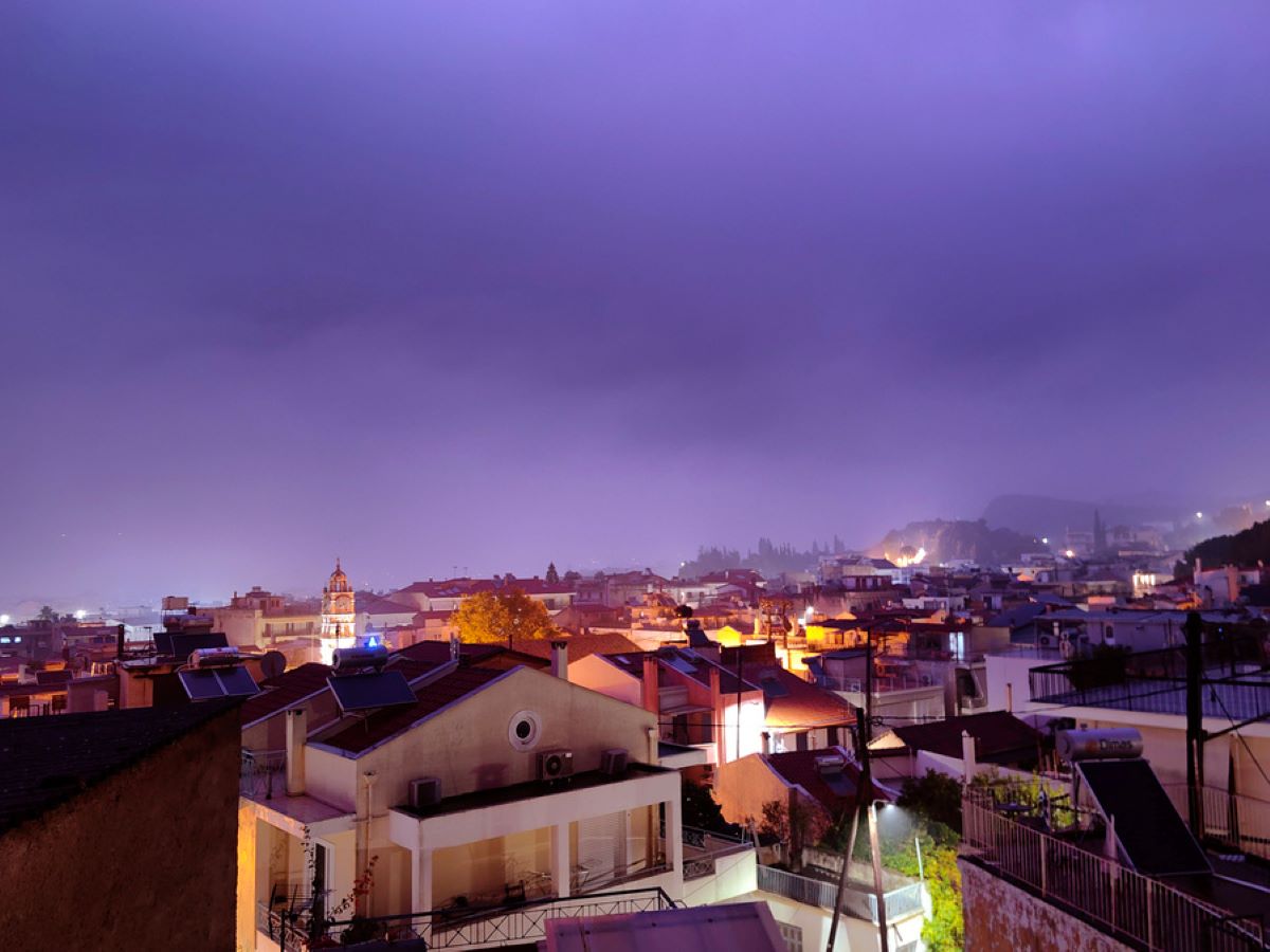 Η κακοκαιρία Adel στο Ναύπλιο