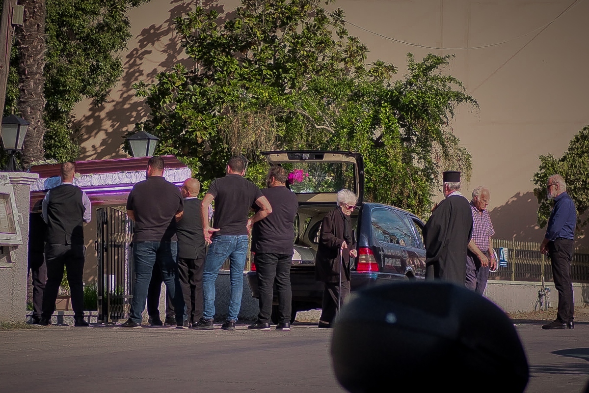 Κηδεία της Ευαγγελίας Φραγκιαδάκη