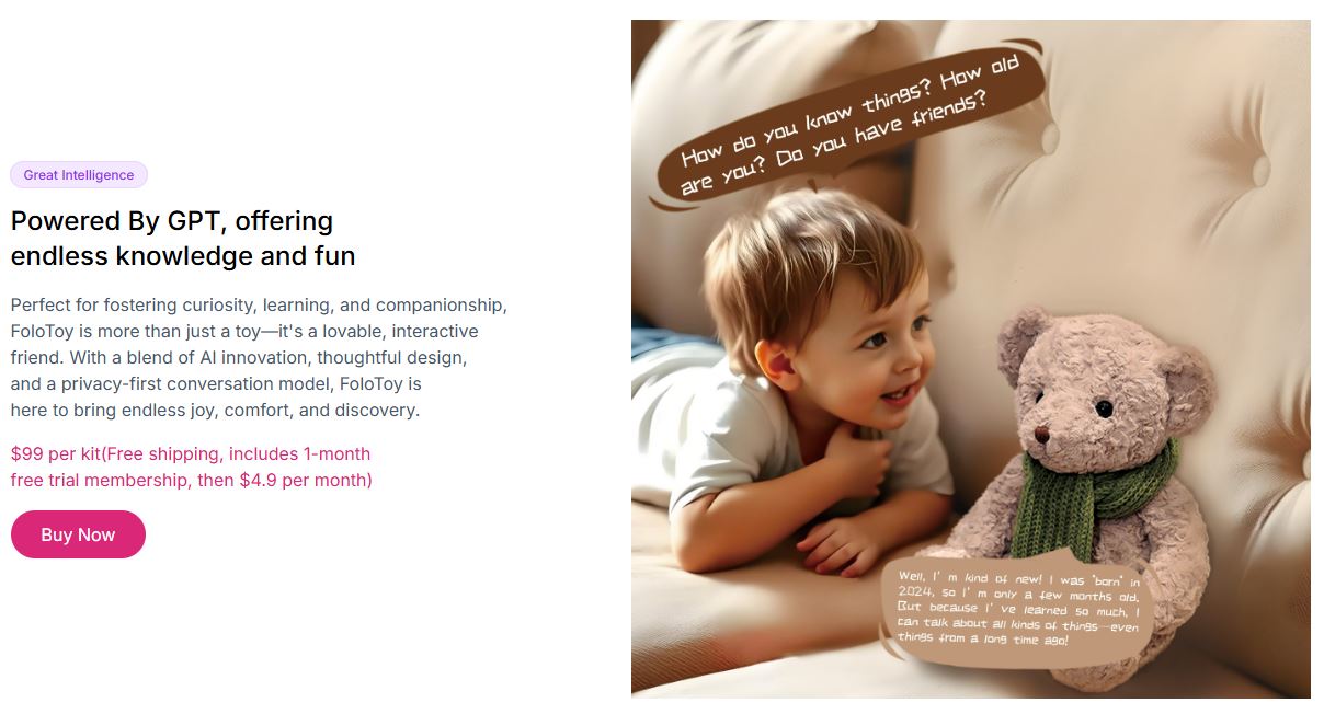 Σάλος με παιδικό παιχνίδι: Αρκουδάκι AI παρέχει επικίνδυνες συμβουλές για μαχαίρια – Αποσύρθηκε από τα καταστήματα