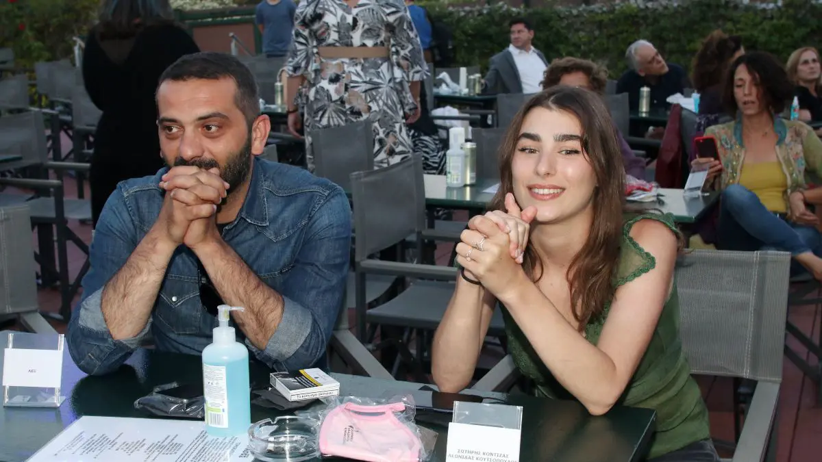 Η Χρύσα Μιχαλοπούλου και ο Λεωνίδας Κουτσόπουλος.