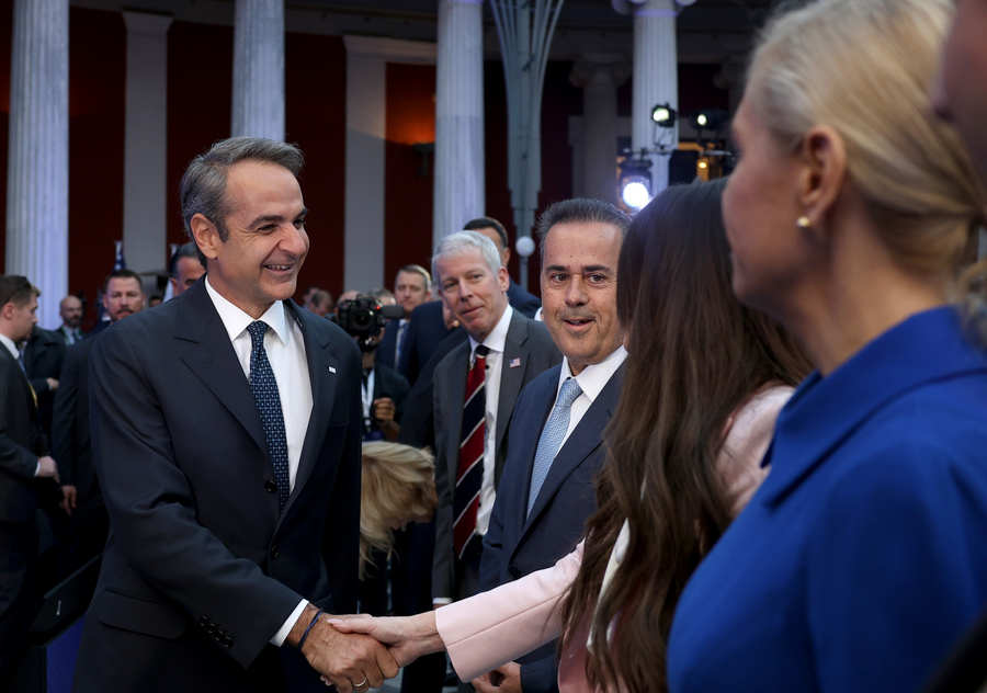 Το τετ-α-τετ Μητσοτάκη με Γκιλφόιλ στο Ζάππειο 4 Κυριάκος Μητσοτάκης Κίμπερλι Γκιλφόιλ