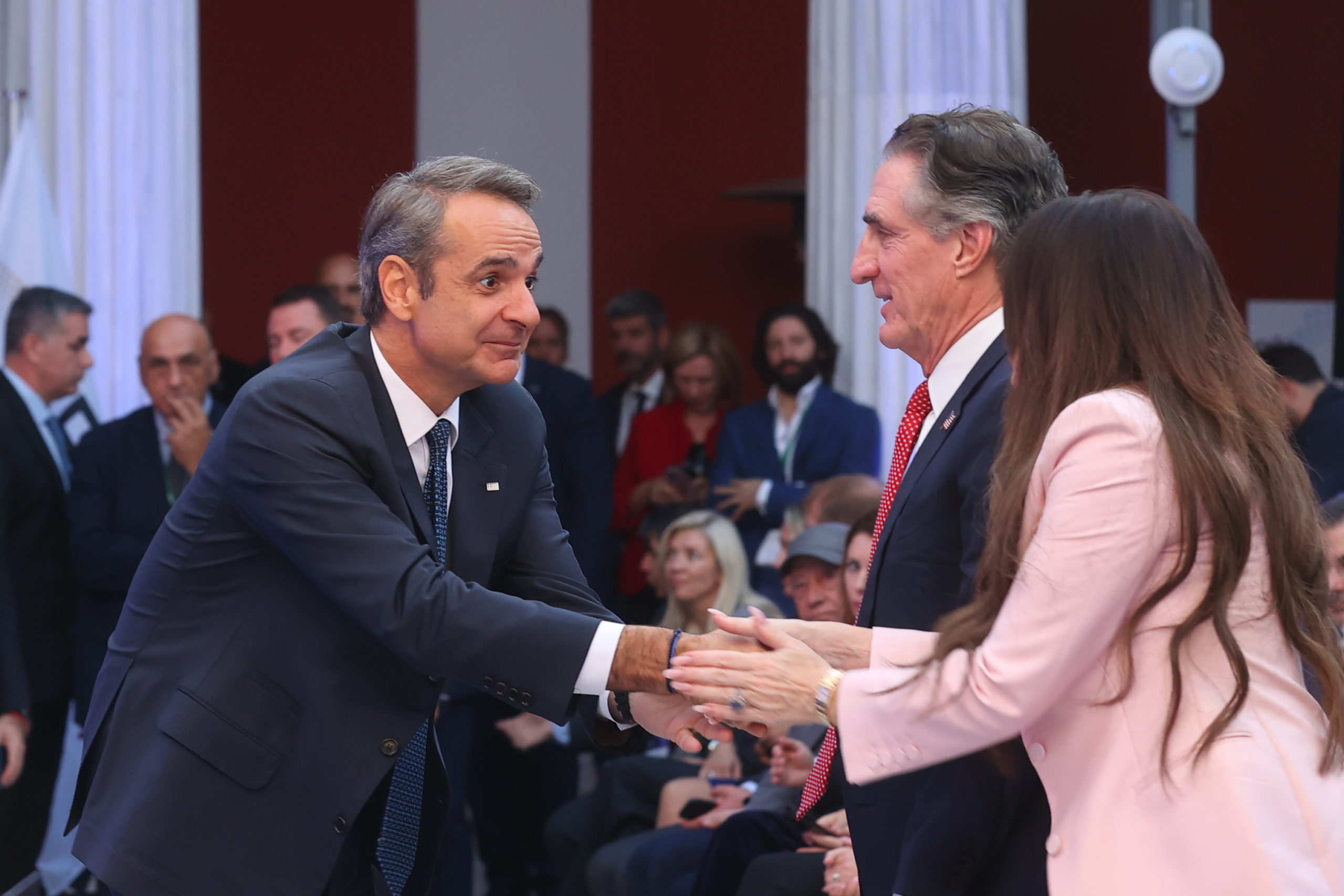 Το τετ-α-τετ Μητσοτάκη με Γκιλφόιλ στο Ζάππειο 3 Κυριάκος Μητσοτάκης Κίμπερλι Γκιλφόιλ