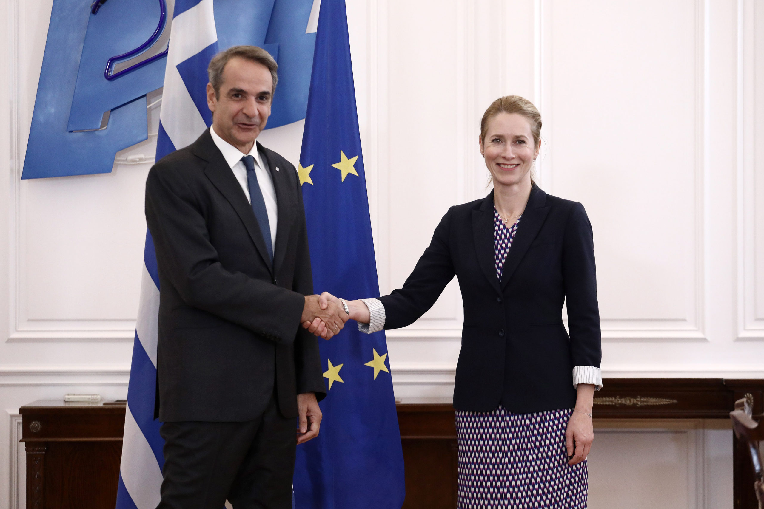 Μητσοτάκης στη συνάντηση με Κάλας: «Η Ελλάδα είναι θεμέλιο γεωπολιτικής και οικονομικής σταθερότητας»