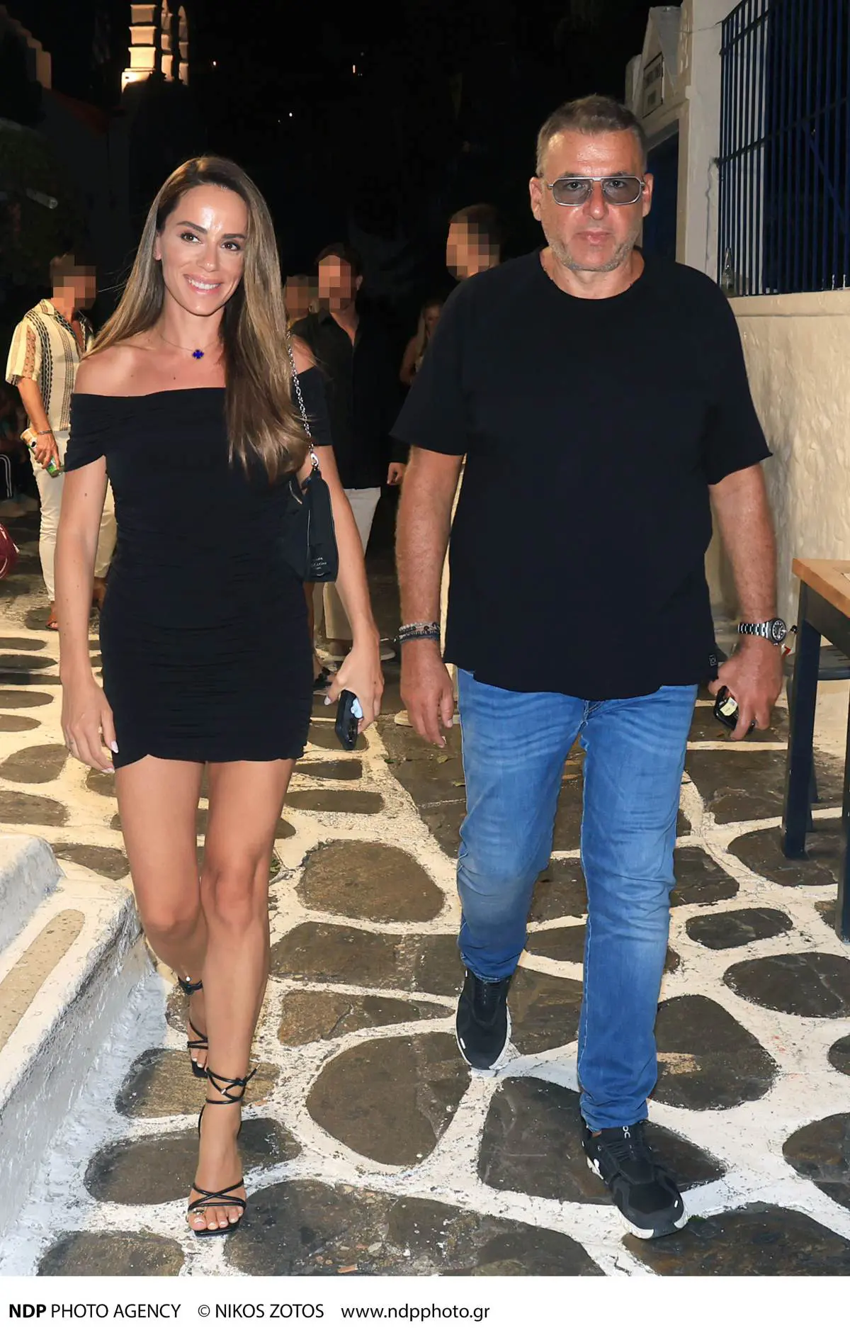 Ο Γιώργος Λιάγκας και η Μαρία Αντωνά στη Μύκονο