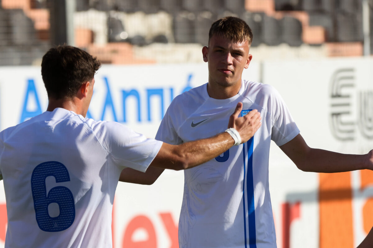 Η Εθνική Νέων επικράτησε 2-0 της Λευκορωσίας στην έναρξη των προκριματικών του Euro 2026