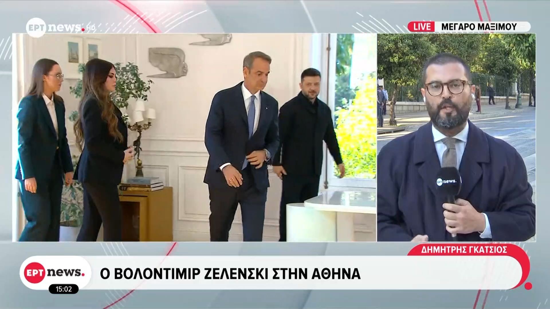 Ο Βολοντίμιρ Ζελένσκι στην Αθήνα