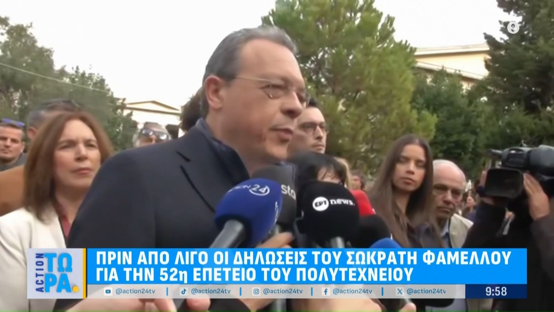 Οι δηλώσεις του Σωκράτη Φάμελλου για την 52η επέτειο του Πολυτεχνείου