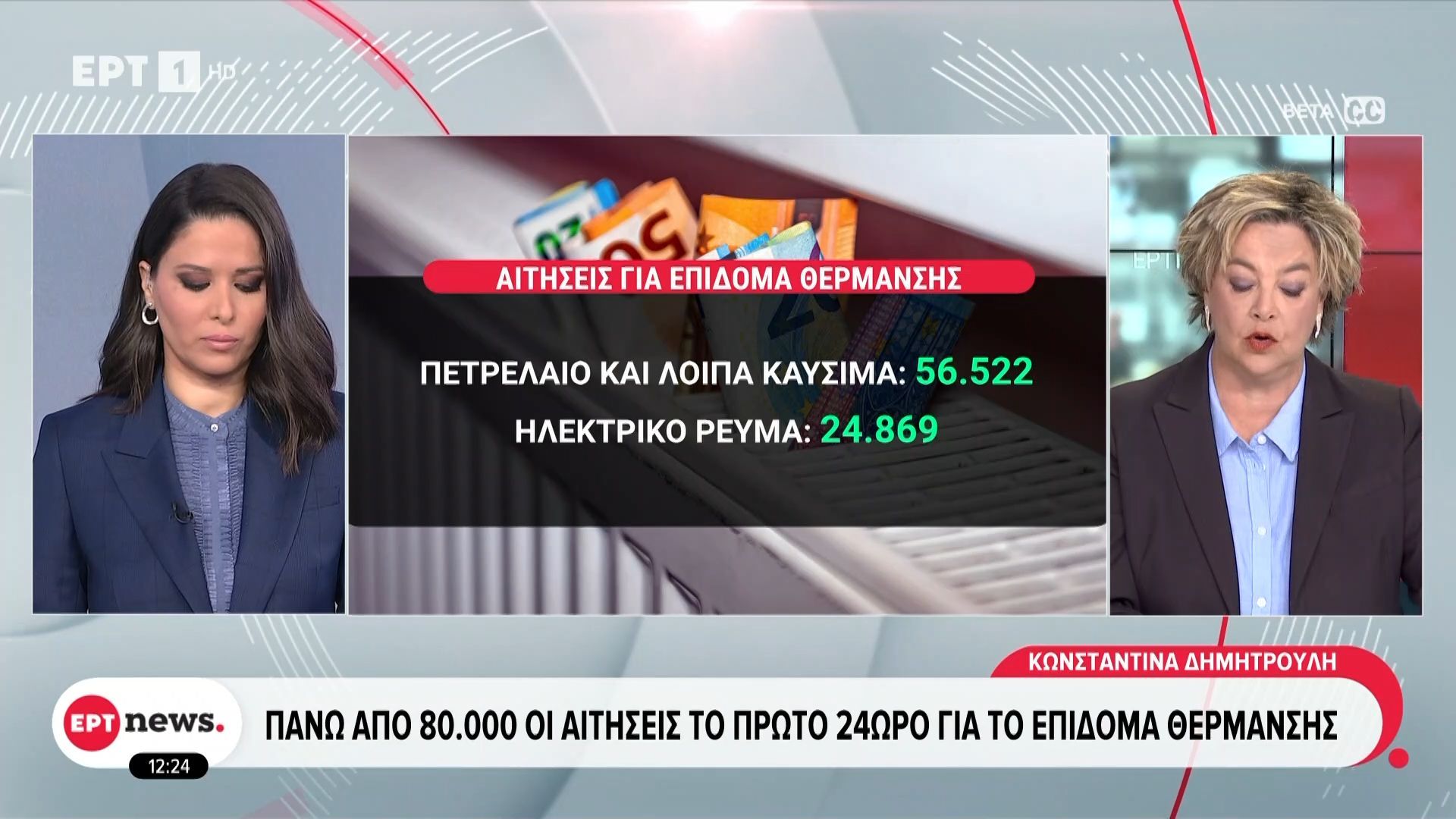 Πάνω από 80.000 οι αιτήσεις το πρώτο 24ωρο για το επίδομα θέρμανσης