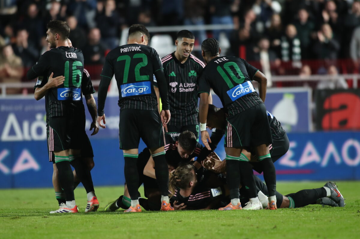 Πανσερραϊκός – Παναθηναϊκός 0-3: Θρίαμβος με «τριάρα» και «μαγικό» γκολ του Γεντβάι για τους «πράσινους» στη Super League