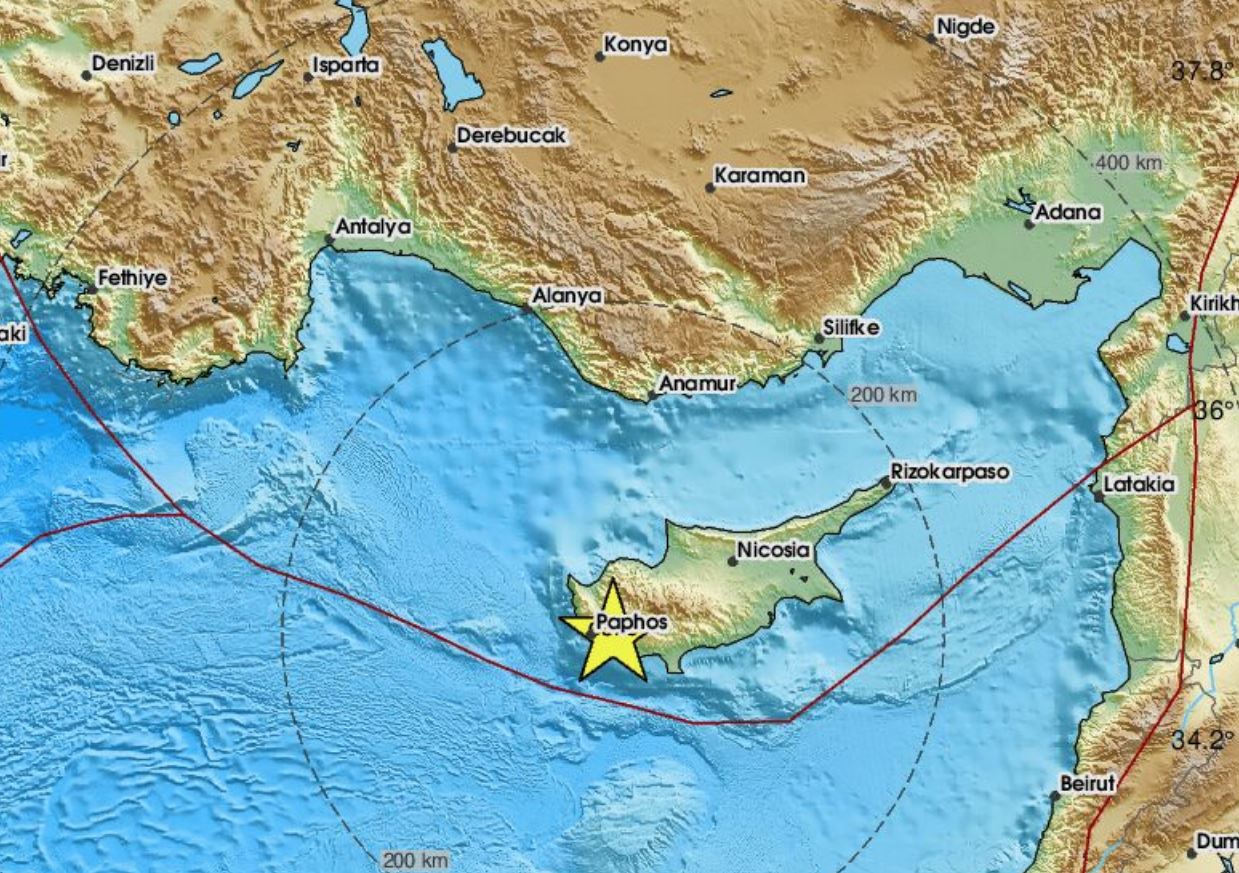 σεισμός Κύπρος