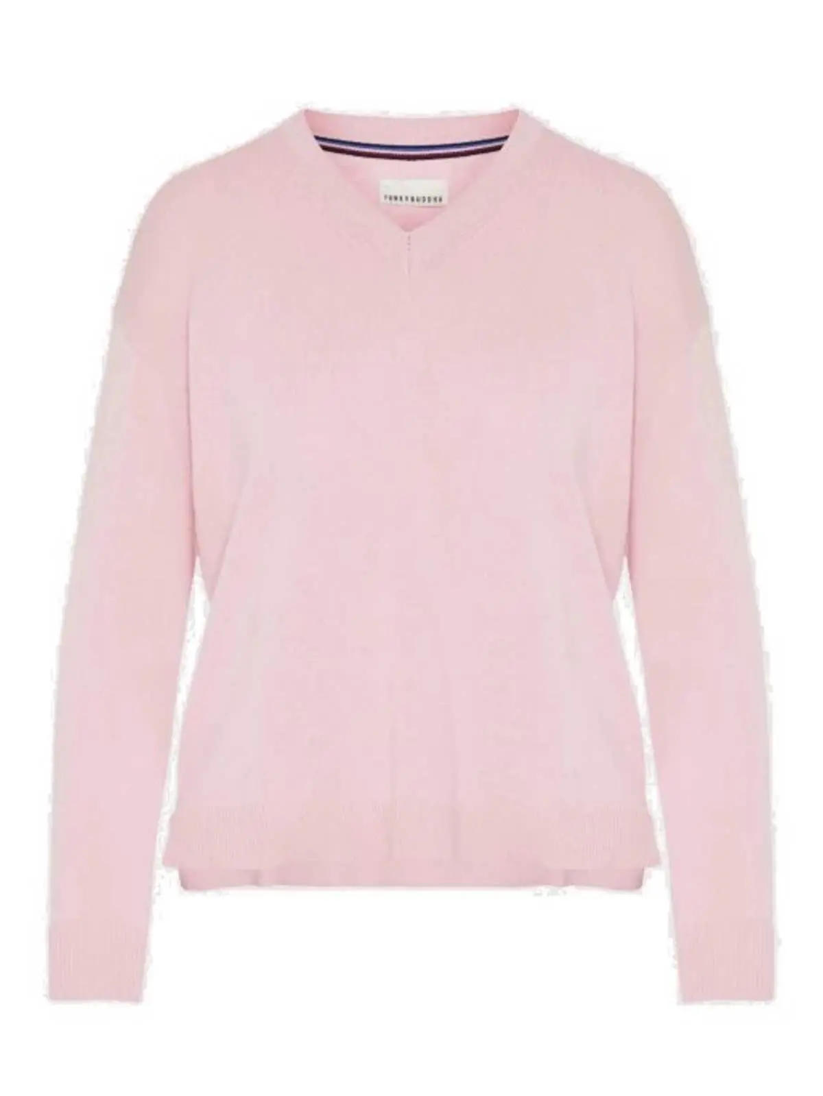 Κλέλια Ανδριολάτου ροζ πουλόβερ