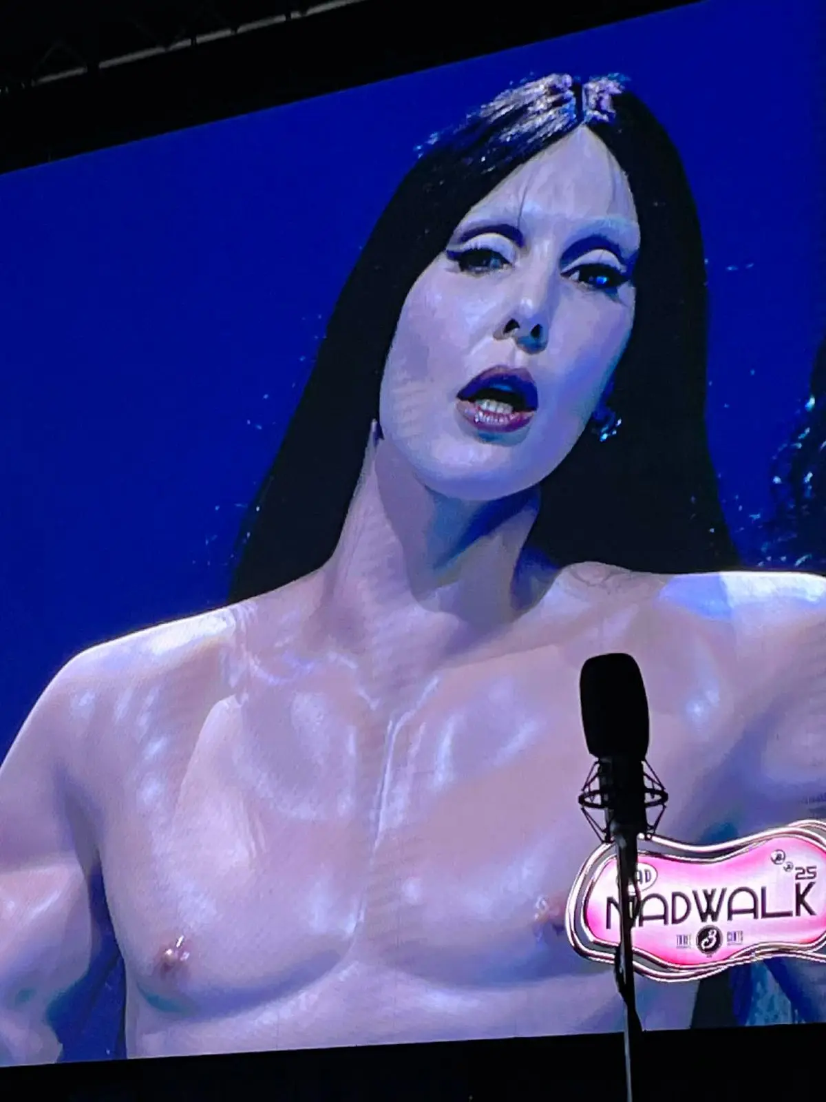 Η Τάμτα στη σκηνή του MadWalk