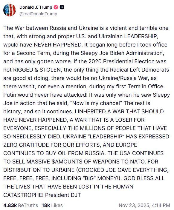 Τραμπ: «Κάτι θετικό μπορεί να συμβαίνει» στις ειρηνευτικές συνομιλίες – Πιθανή συμφωνία για λήξη του πολέμου στην Ουκρανία