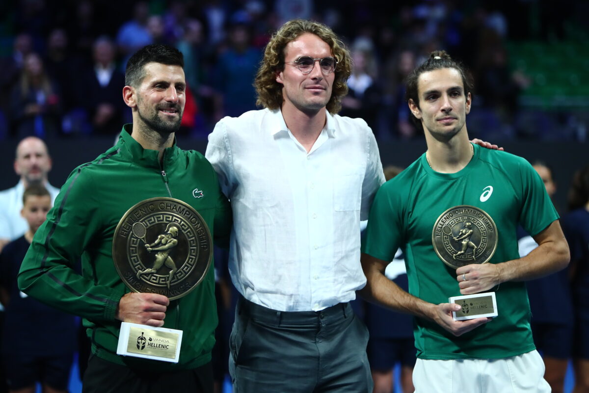 Νόβακ Τζόκοβιτς: Η βράβευση στο Hellenic Championship και η εικόνα με τον Στέφανο Τσιτσιπά 5 Νόβακ Τζόκοβιτς: Η βράβευση στο Hellenic Championship και η εικόνα με τον Στέφανο Τσιτσιπά