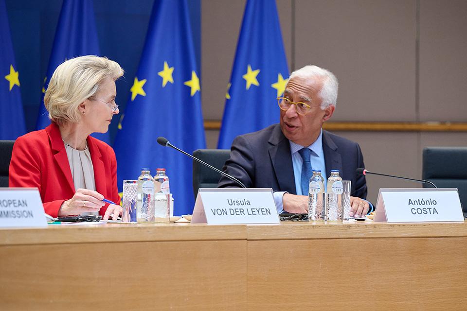 ΕΕ: «Στεκόμαστε ενωμένοι δίπλα στην Ουκρανία» – Φον ντερ Λάιεν και Αντόνιο Κόστα επαινούν την πρόοδο στη Γενεύη