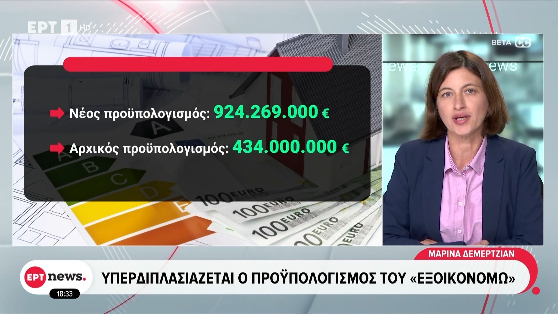 Υπερδιπλασιάζεται ο προϋπολογισμός του «Εξοικονομώ»