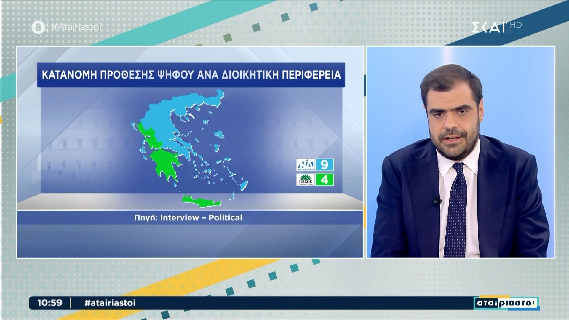 Ο Κυβερνητικός Εκπρόσωπος, Παύλος Μαρινάκης, καλεσμένος στους «Αταίριαστους»