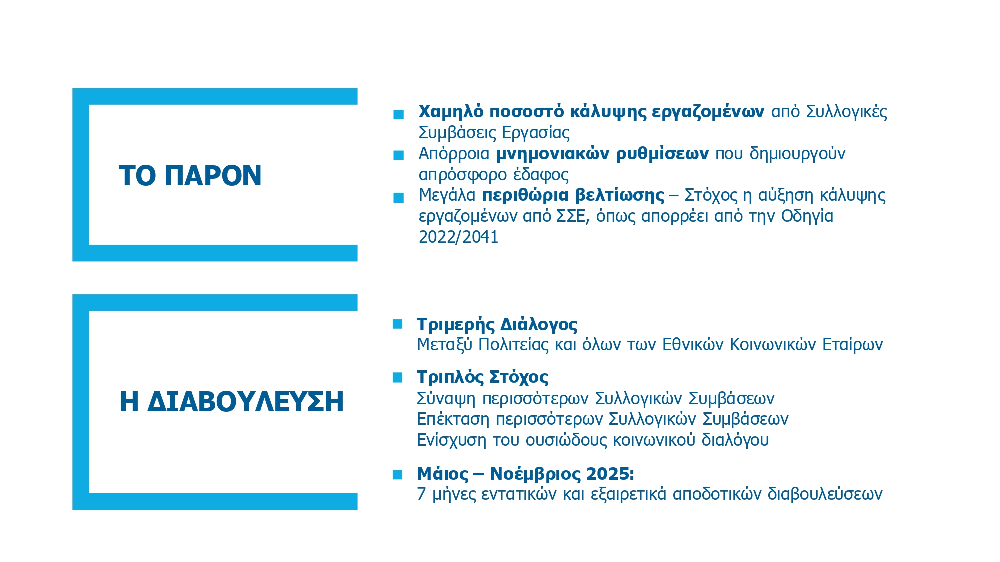 Συλλογικές συμβάσεις: Όλα όσα περιλαμβάνει η νέα συμφωνία – Ποιες αλλαγές αφορούν τους εργαζομένους