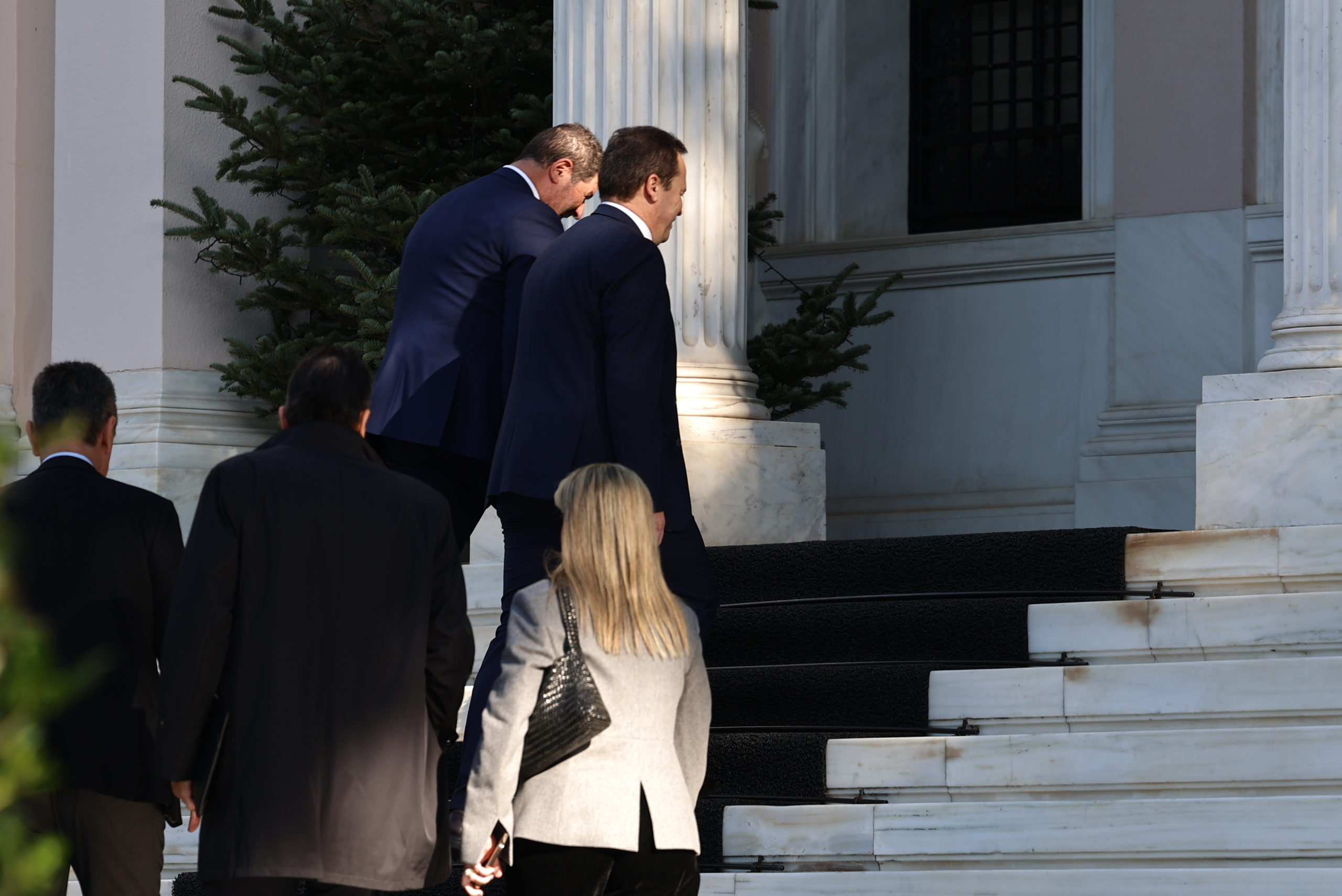 Ο Πρωθυπουργός, Κυριάκος Μητσοτάκης, υποδέχθηκε στο Μέγαρο Μαξίμου τα μέλη της Κοινοβουλευτικής Ομάδας της Νέας Δημοκρατίας.