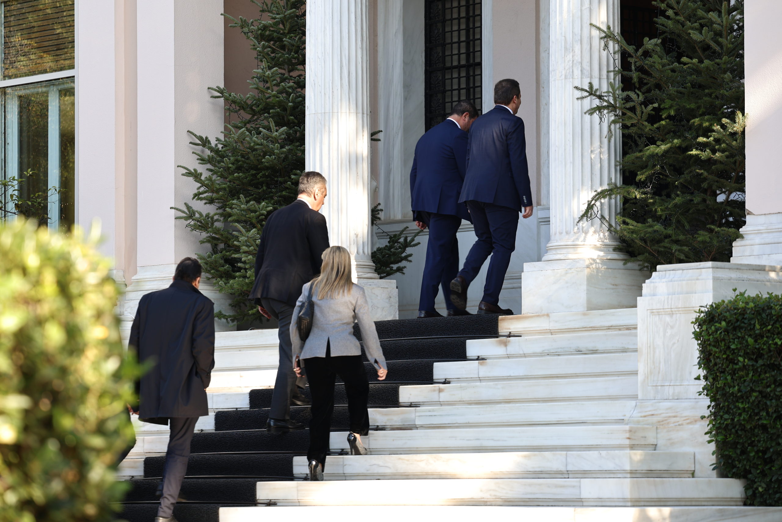 Ο Πρωθυπουργός, Κυριάκος Μητσοτάκης, υποδέχθηκε στο Μέγαρο Μαξίμου τα μέλη της Κοινοβουλευτικής Ομάδας της Νέας Δημοκρατίας.