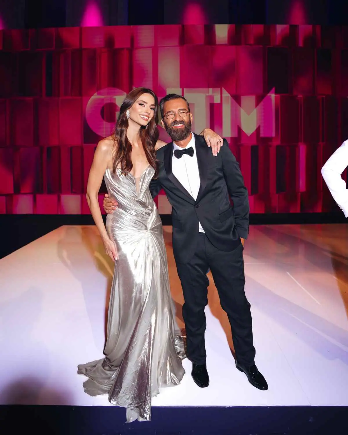 Η Ηλιάνα Παπαγεωργίου με τον Άγγελο Μπράτη